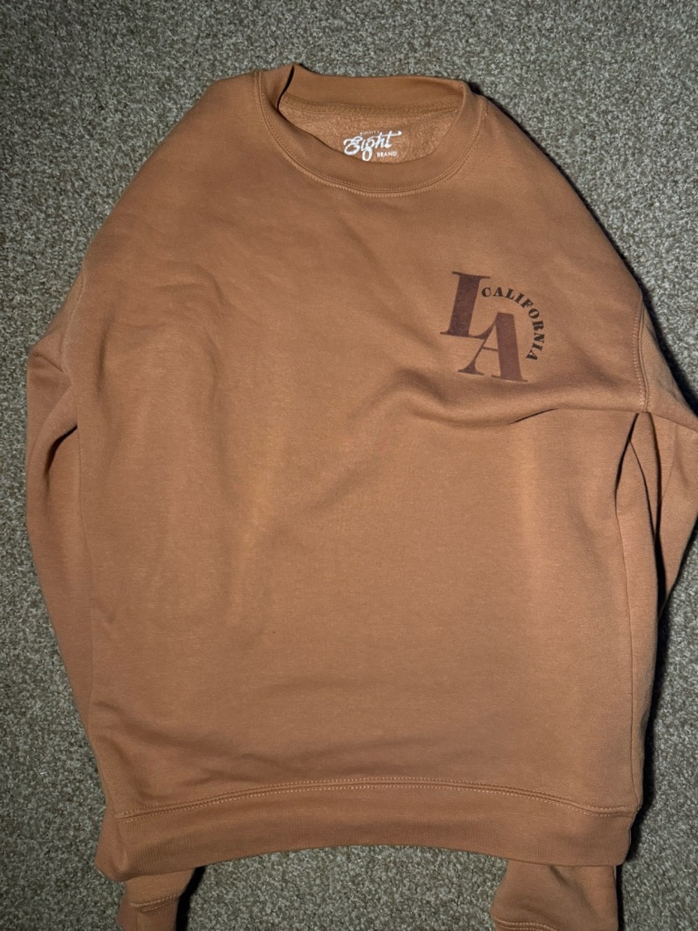 Eighty Eight Men's LA California Crewneck Sweater - Brown